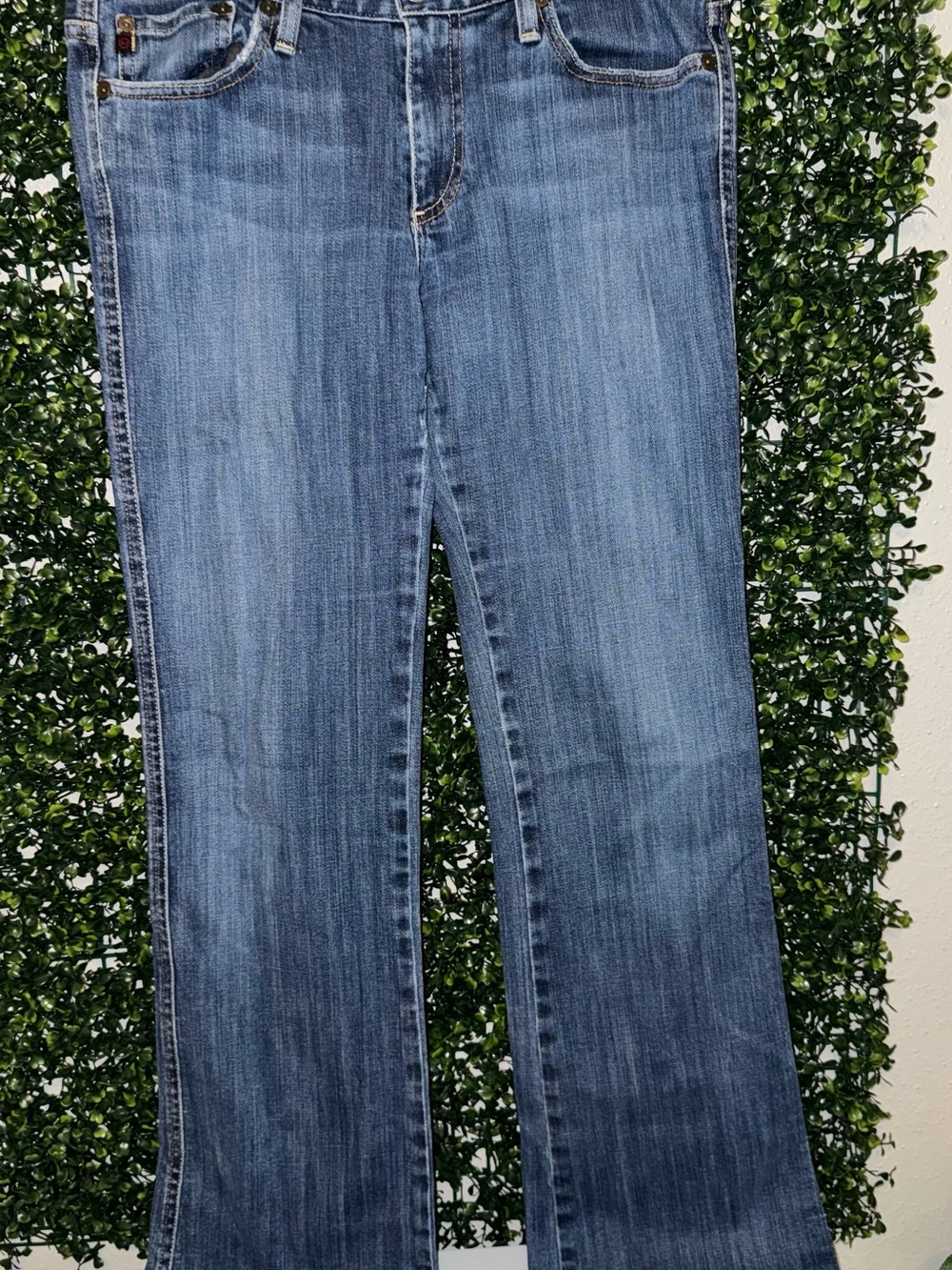 AG Adriano Goldschmied Women's Medium Blue Bootcut Jeans